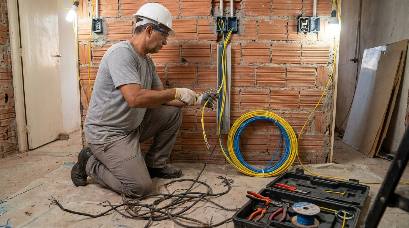 Adequação de Fiação em São Carlos‑SP