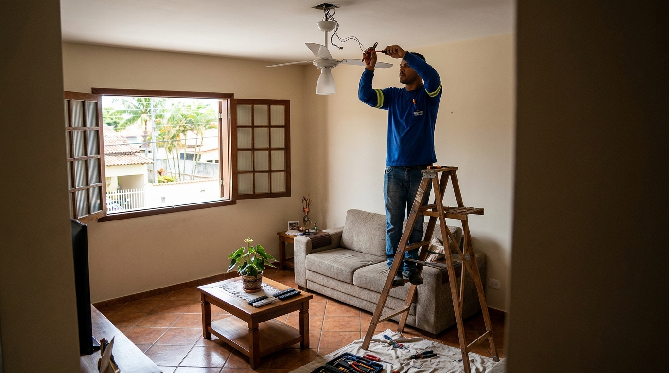 Reforço de Suporte no Teto em São Carlos‑SP