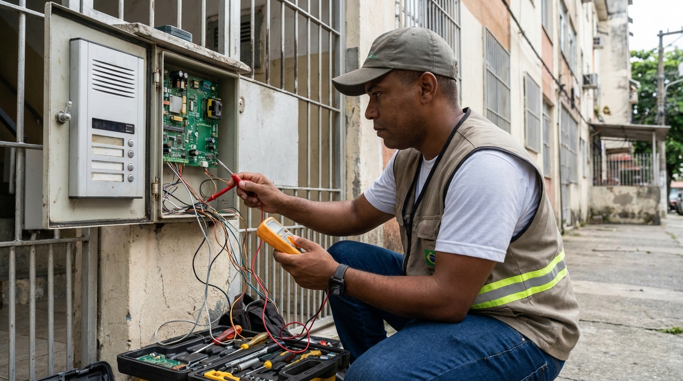 Reparo de Placa e Campainha em São Carlos‑SP